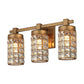 3-Light Modern Golden Wall Light