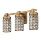 3-Light Modern Golden Wall Light