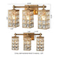 3-Light Modern Crystal Vanity Wall Sconce Light