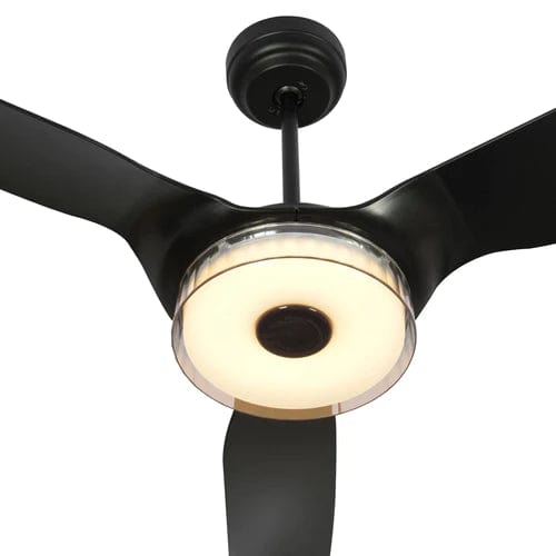 Carro USA Fletcher 60 inch 3-Blade Smart Ceiling Fan with LED Light Kit & Remote