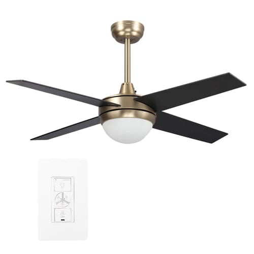 Carro USA Neva 52 inch 4-Blade Smart Ceiling Fan with LED Light Kit & Smart Wall Switch