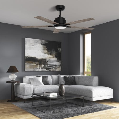 Carro USA Espear 60 inch 5-Blade Smart Ceiling Fan with LED Light Kit & Remote