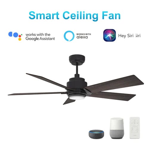 Carro USA Ascender 52 inch 5-Blade Smart Ceiling Fan with LED Light & Remote Control