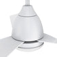 Carro USA Roque 44 inch 3-Blade Smart Ceiling Fan with LED Light Kit & Remote