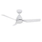 Carro USA Roque 44 inch 3-Blade Smart Ceiling Fan with LED Light Kit & Remote