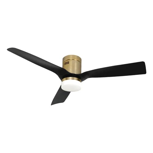 Carro USA Spezia 48 inch 3-Blade Flush Mount Smart Ceiling Fan with LED Light Kit & Remote