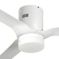 Carro USA Spezia 48 inch 3-Blade Flush Mount Smart Ceiling Fan with LED Light Kit & Remote