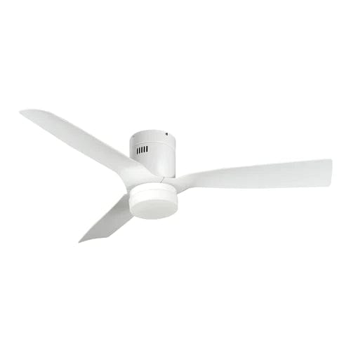 Carro USA Spezia 48 inch 3-Blade Flush Mount Smart Ceiling Fan with LED Light Kit & Remote