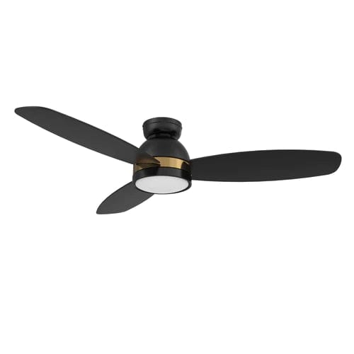 Carro USA Fremont 48 inch 3-Blade Flush Mount Smart Ceiling Fan with LED Light Kit & Remote