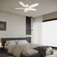 Carro USA Granville 48 inch 5-Blade Flush Mount Smart Ceiling Fan with LED Light Kit & Remote