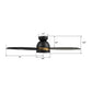 Carro USA Granville 48 inch 5-Blade Flush Mount Smart Ceiling Fan with LED Light Kit & Remote