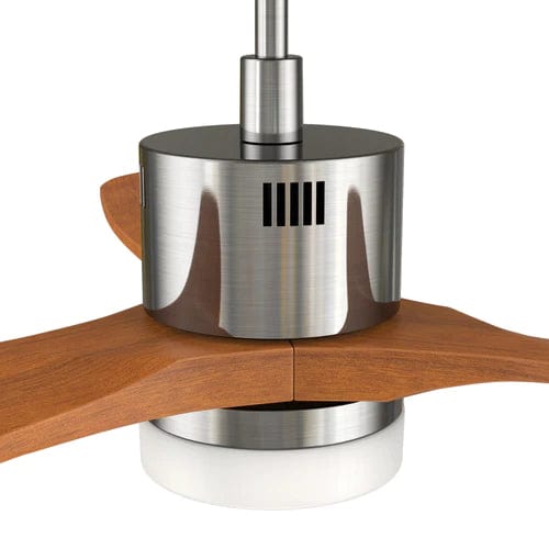 Carro USA Palmer 52 inch 3-Blade Smart Ceiling Fan with LED Light Kit & Remote