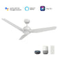 Carro USA Tracer 56 inch 3-Blade Smart Ceiling Fan with LED Light Kit & Remote Control
