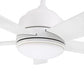 Carro USA Simoy 52 inch 5-Blade Smart Ceiling Fan with LED Light Kit & Wall Switch