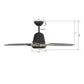 Carro USA Eunoia 52 inch 3-Blade Smart Ceiling Fan with LED Light Kit & Wall Switch