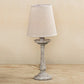 1-Light Rustic Fabric Table Lamp LED