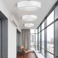 Arnsberg Grannus Ceiling Light with white shade