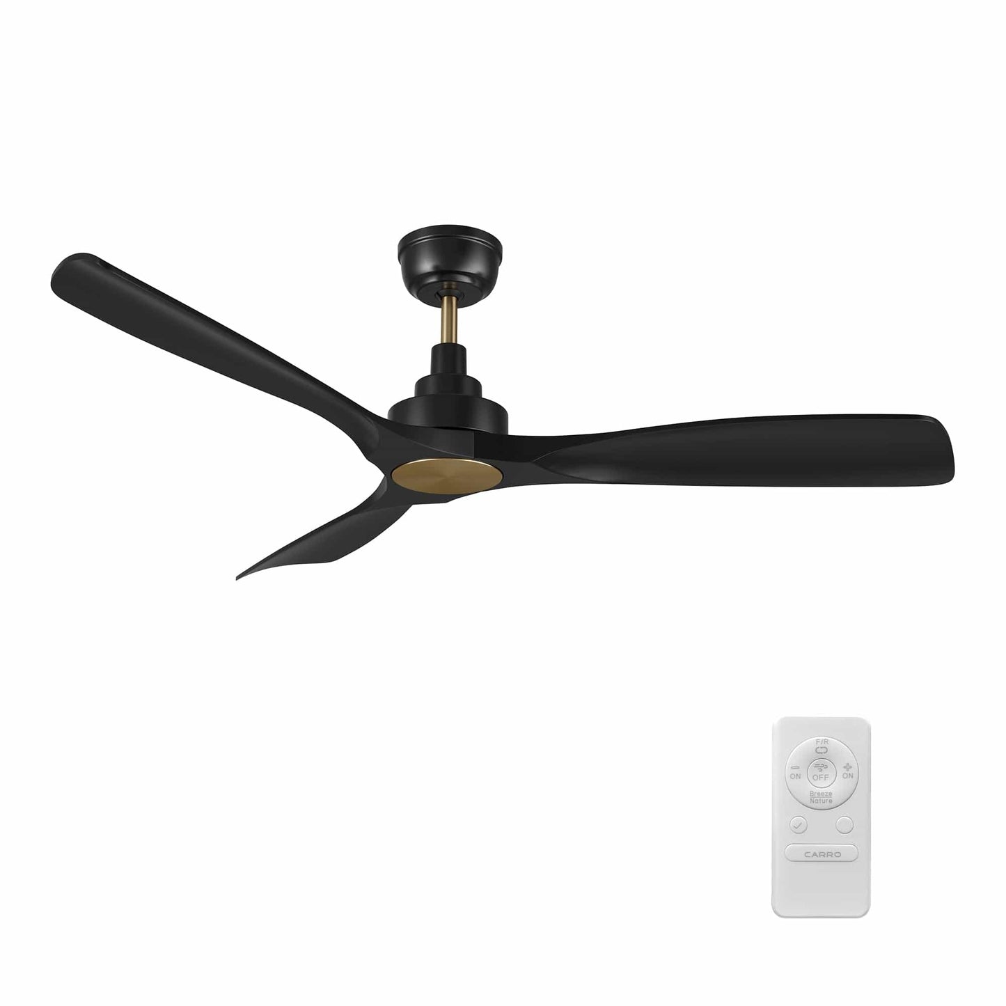 Carro USA Karsyn 52 inch 3-Blade Ceiling Fan with Remote