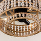 Parrot Uncle 3-Light Wood Beaded Flush Mount Ceiling Lights