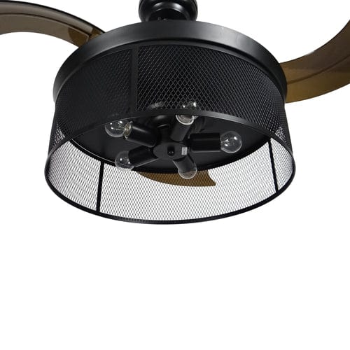 Carro USA Paloma 42 inch 3-Blade Retractable Blades Smart Ceiling Fan with Wall Switch