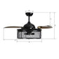 Carro USA Paloma 42 inch 3-Blade Retractable Blades Smart Ceiling Fan with Wall Switch