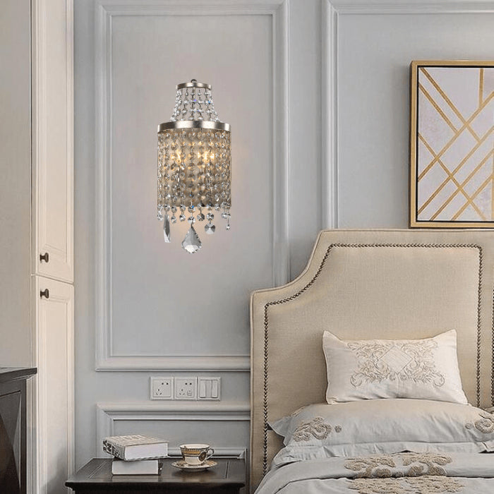 Zeev Lighting 2-Light Crystal Wall Sconce