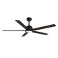 Carro USA Kannan 60 inch 5-Blade Ceiling Fan with LED Light & Remote Control