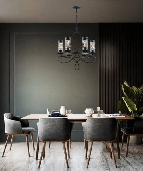 Zeev Lighting 6-Light 23 Ring Styled Chandelier