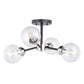 Orbit 20-in Semi Flush Ceiling Light