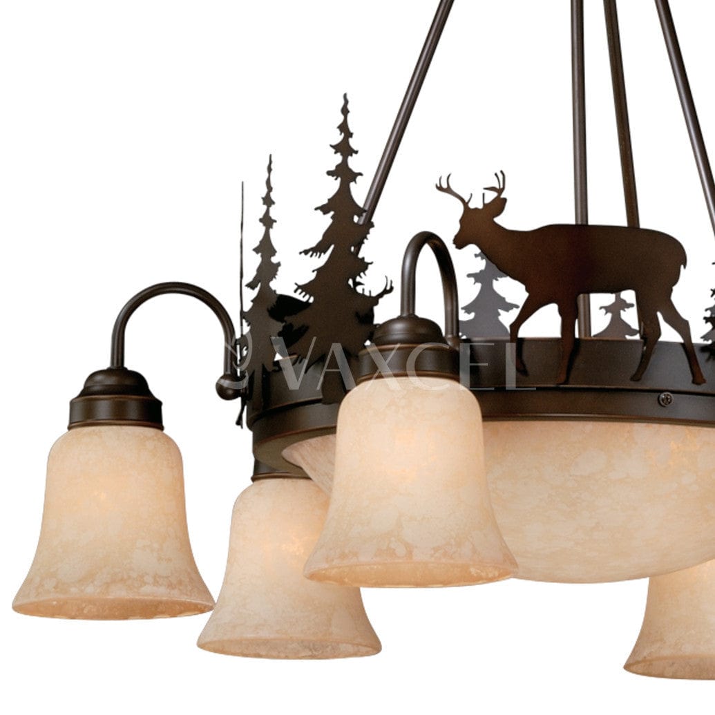 Bryce 9 Light Deer Chandelier