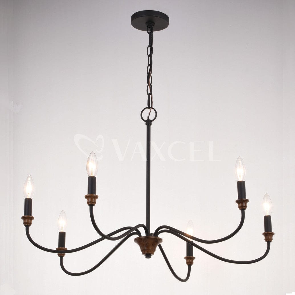 Annabelle 30-in. 6 Light Chandelier