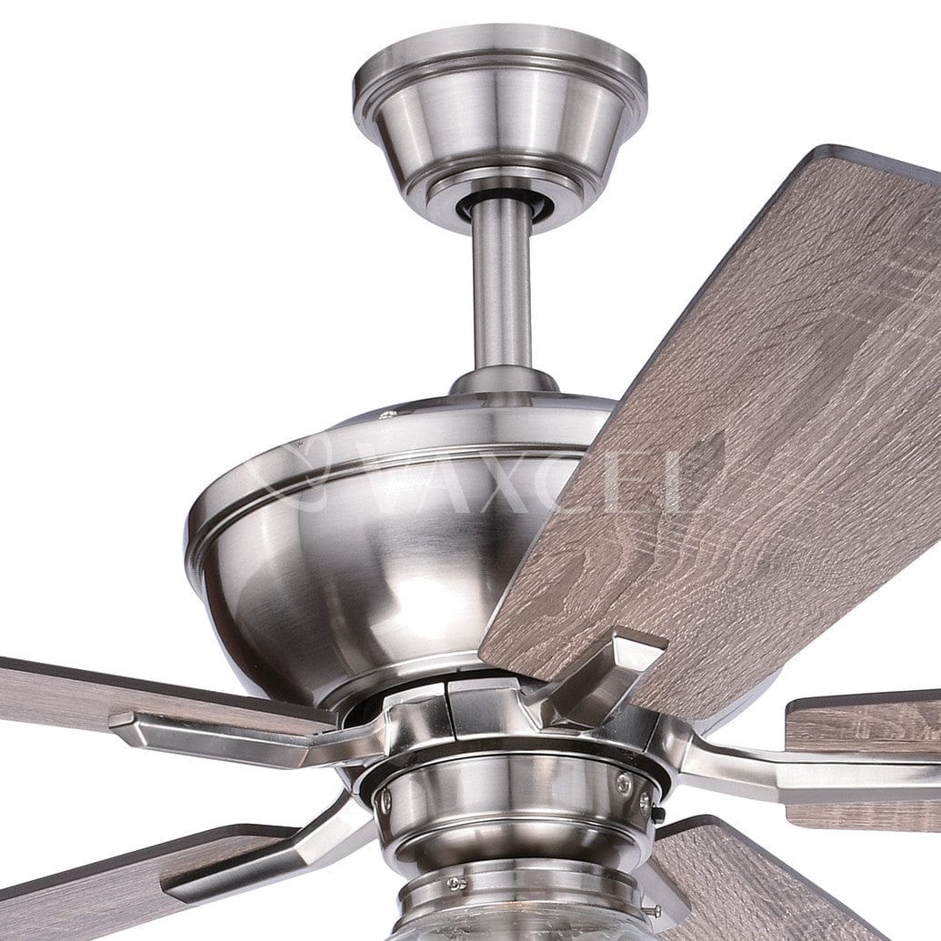 Huntley 52 inch LED Ceiling Fan  Satin Nickel