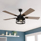 Elburn 52 inch Ceiling Fan Black