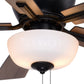 Lisbon 42 inch Ceiling Fan Black