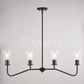 Beverly 36-in 4 Light Linear Chandelier