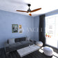 Curtiss 52 inch LED Ceiling Fan Matte Black and Brushed Silver