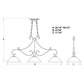 Monrovia 3 Light Linear Chandelier