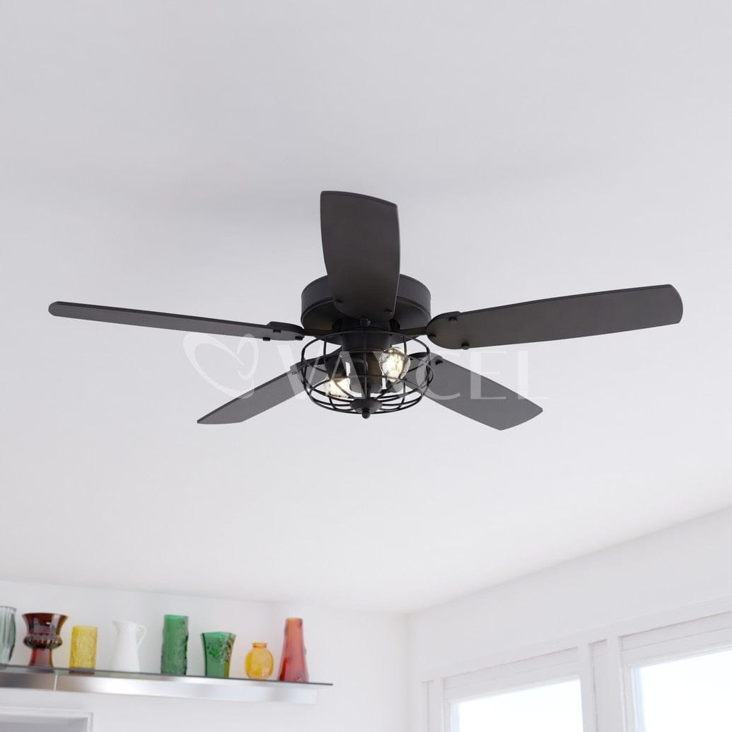 Reed 48-in. Ceiling Fan Matte Black