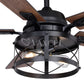 Elburn 52 inch Ceiling Fan Black