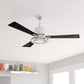 Clara 52 inch LED Ceiling Fan  Brushed Nickel