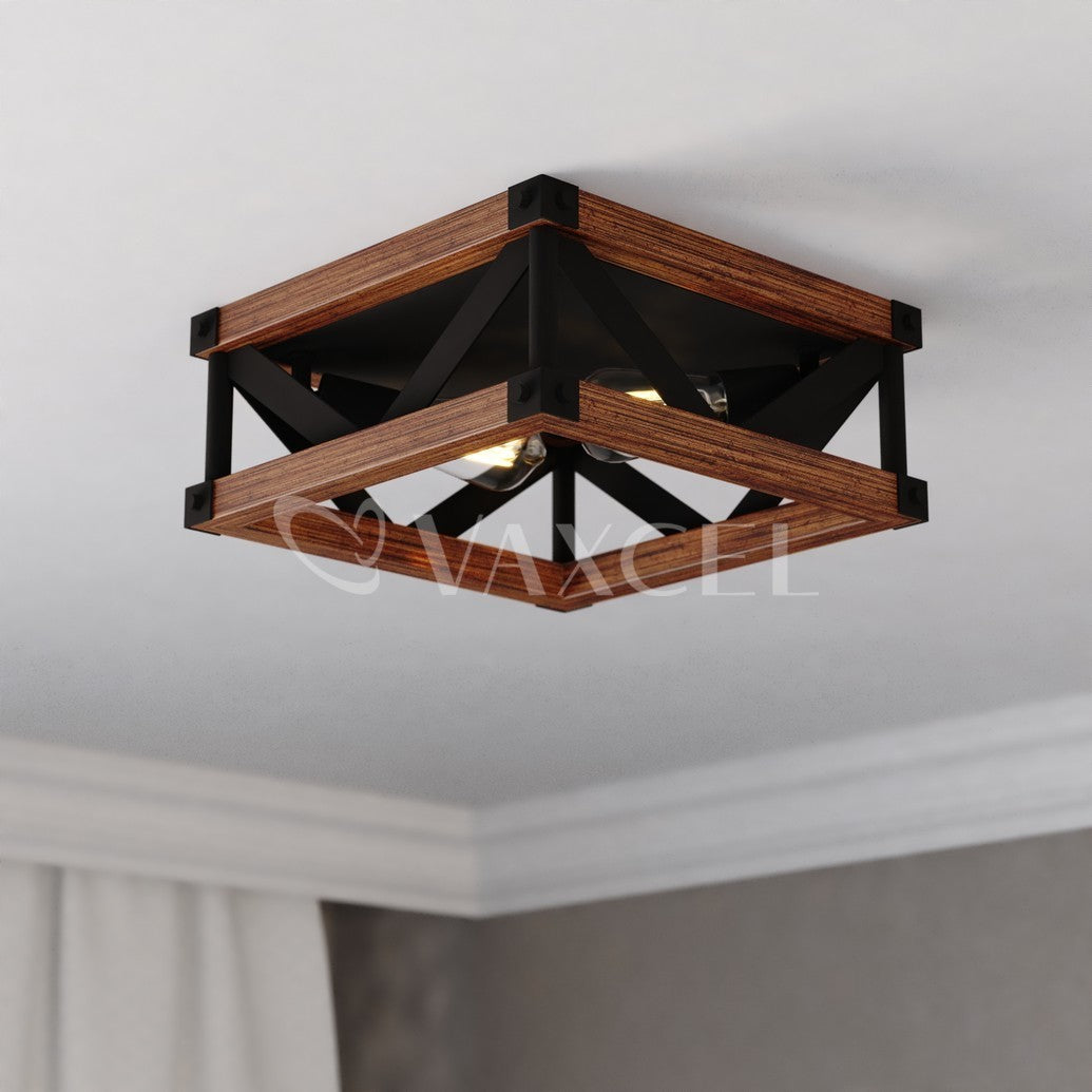 Wade 13-in. 2 Light Flush Mount