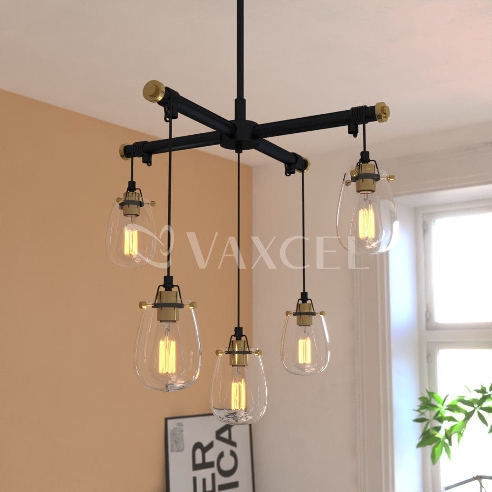 Kassidy 5 Light Adjustable Chandelier