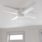 Erie 52 inch Ceiling Fan Matte White