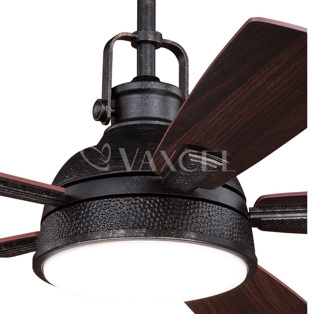 Walton LED 52 inch LED Ceiling Fan Gold Stone