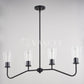 Beverly 36-in 4 Light Linear Chandelier