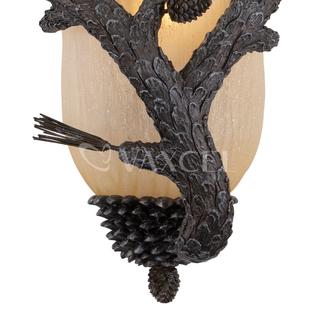 Aspen 12.25-in Wall Light Pine Tree