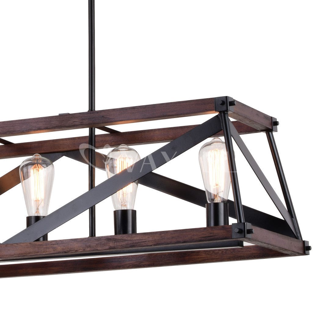 Wade 36-in. 5 Light Linear Chandelier