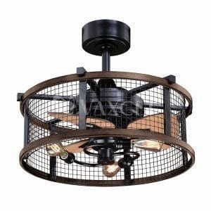 Humboldt 21 inch LED Ceiling Fan Oil Rubbed Bronze and Burnished Teak