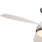 Odell 52-in. Ceiling Fan Brushed Nickel and Matte White