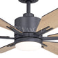 Mayfield 44 inch Ceiling Fan Charcoal Black